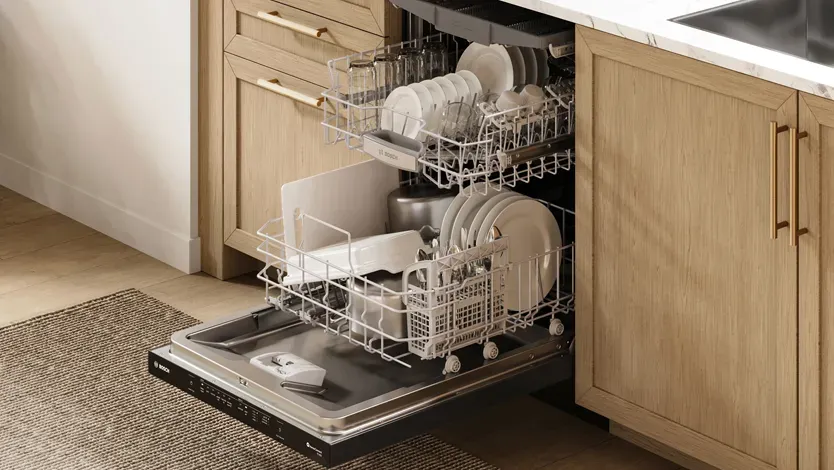 lifetyle photo of bosch dishwasher