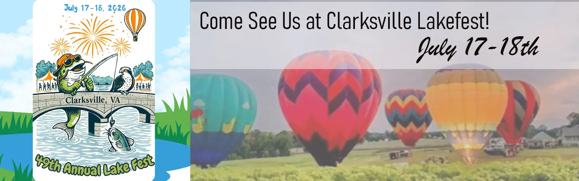 Come See Us at Clarksville Lakefest!