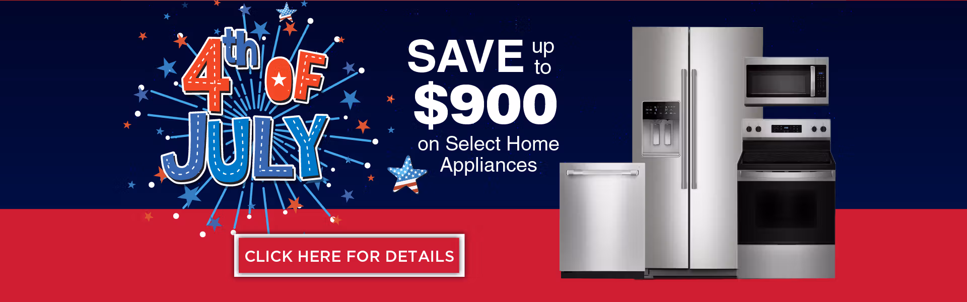Frigidaire and LG 4th of July Sale