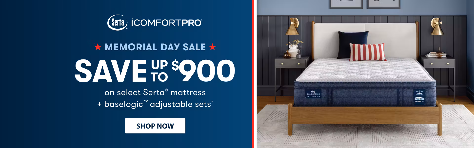 Shop Serta iComfort Pro Memorial Day Sale