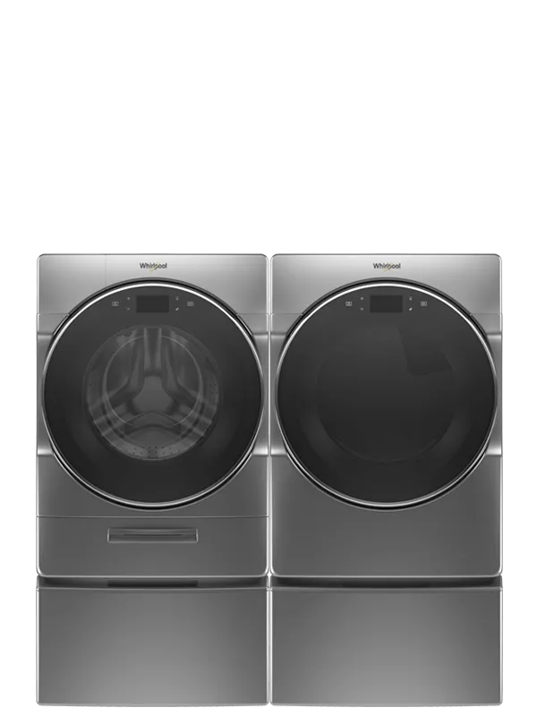Washer and dryer laundry appliances