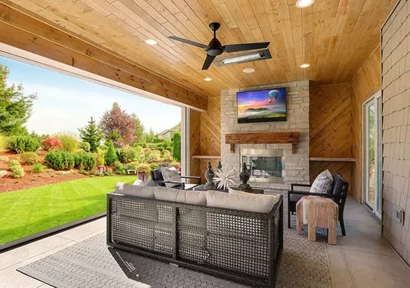 Image Outdoor Sound Systems and TVs