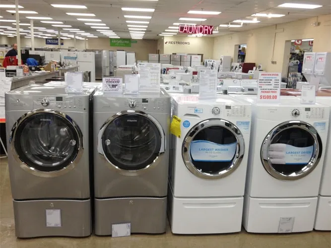 Bargain Supply showroom - washer and dryer sets