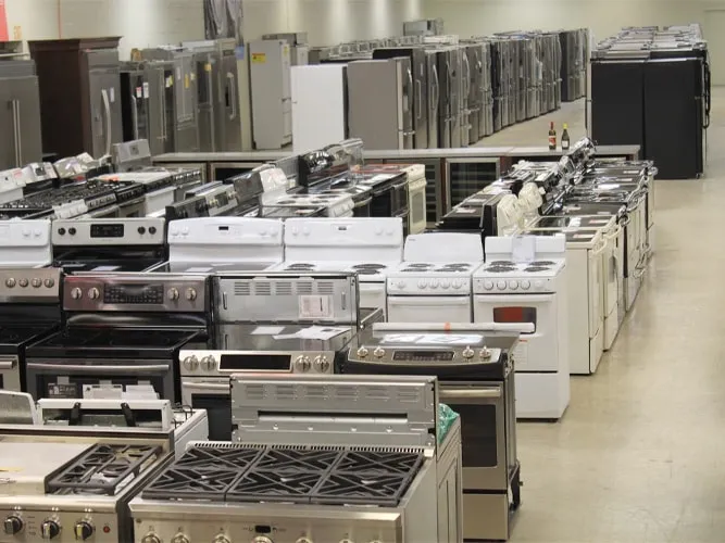 Bargain Supply showroom - dishwashers section