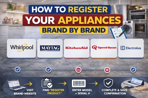 How to register your appliances