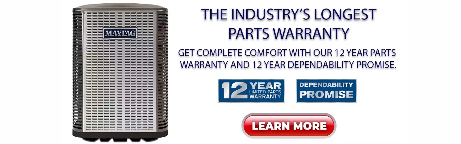12 YEAR PARTS WARRANTY!