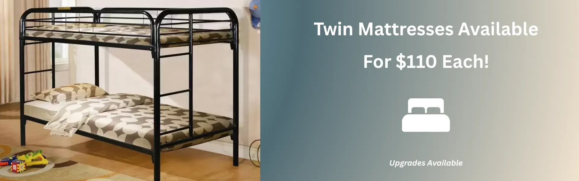 Twin Mattresses for $110 Each