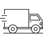 Truck delivery icon