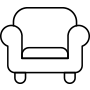 Armchair setup icon