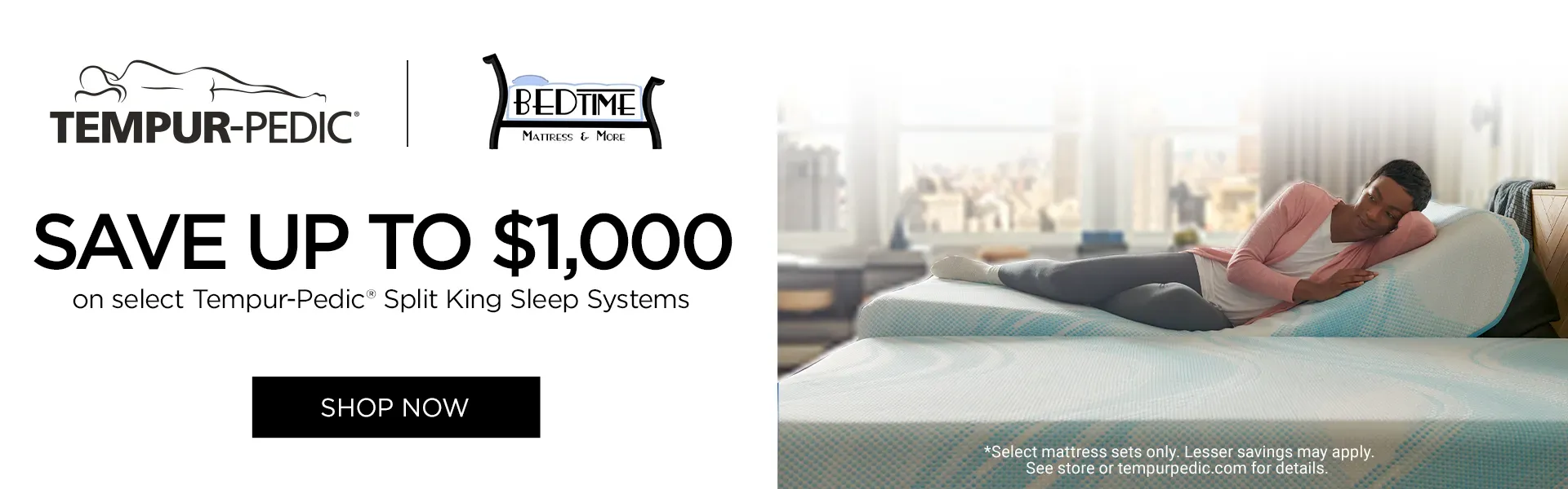 Tempur-Pedic Save Up To $1,000
