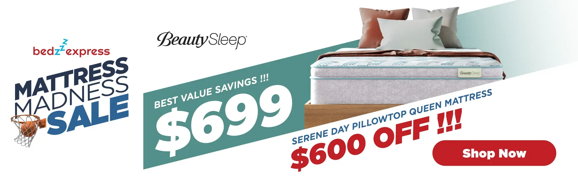 Bedzzz Mattress Madness Sale 