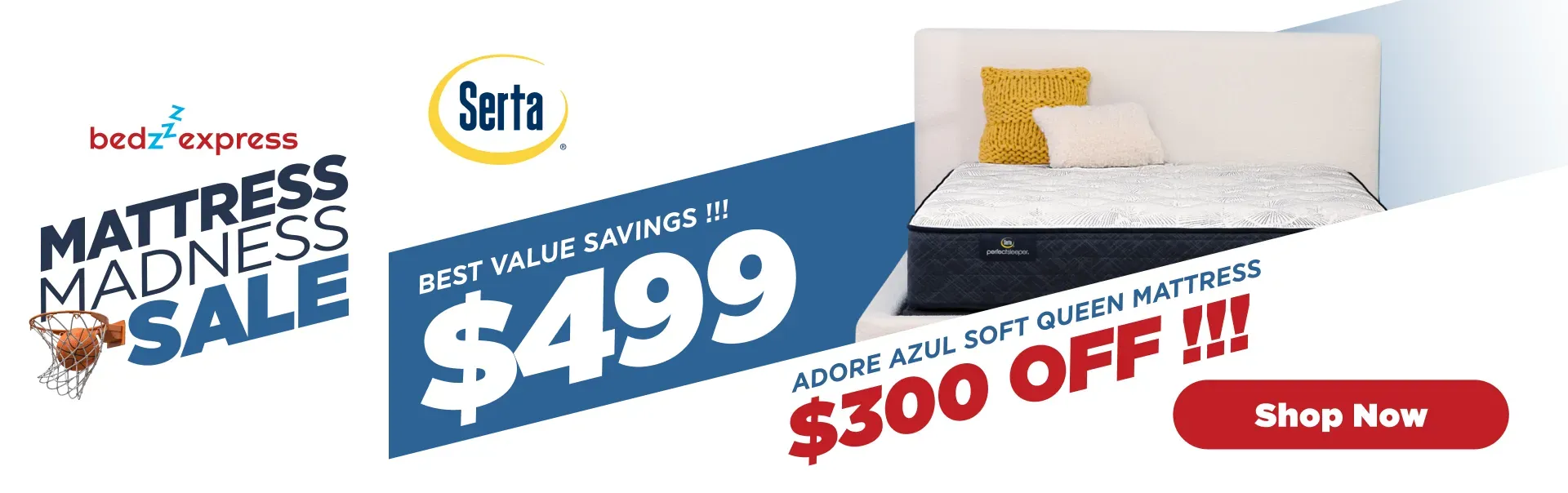 Bedzzz Mattress Madness Sale 