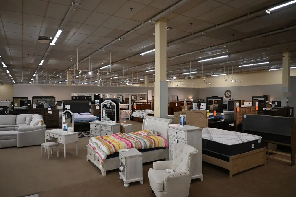 Inside beiters furniture store in PA
