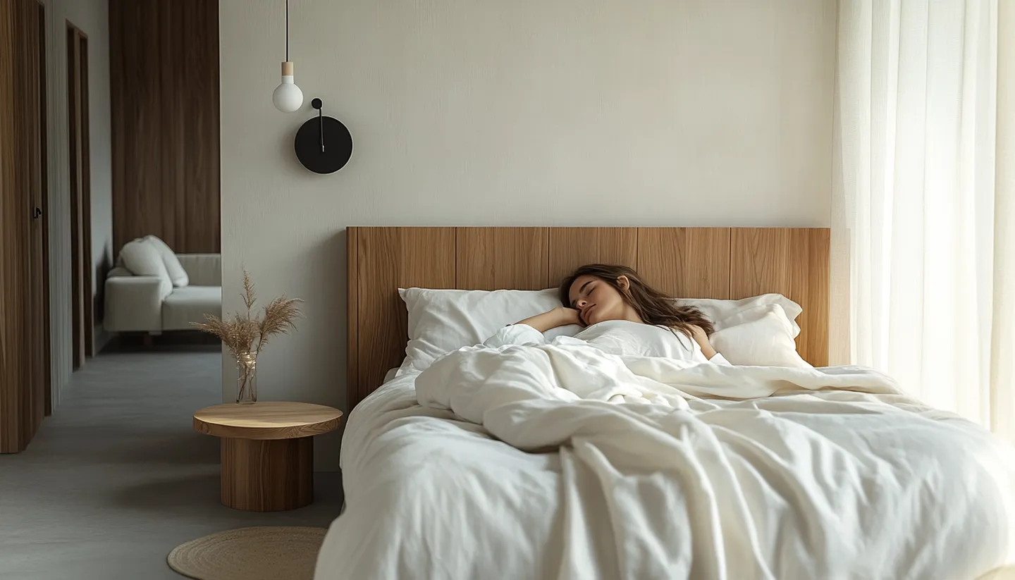 a woman sleeping on her bed - Beiters Furniture Mattress Appliance 