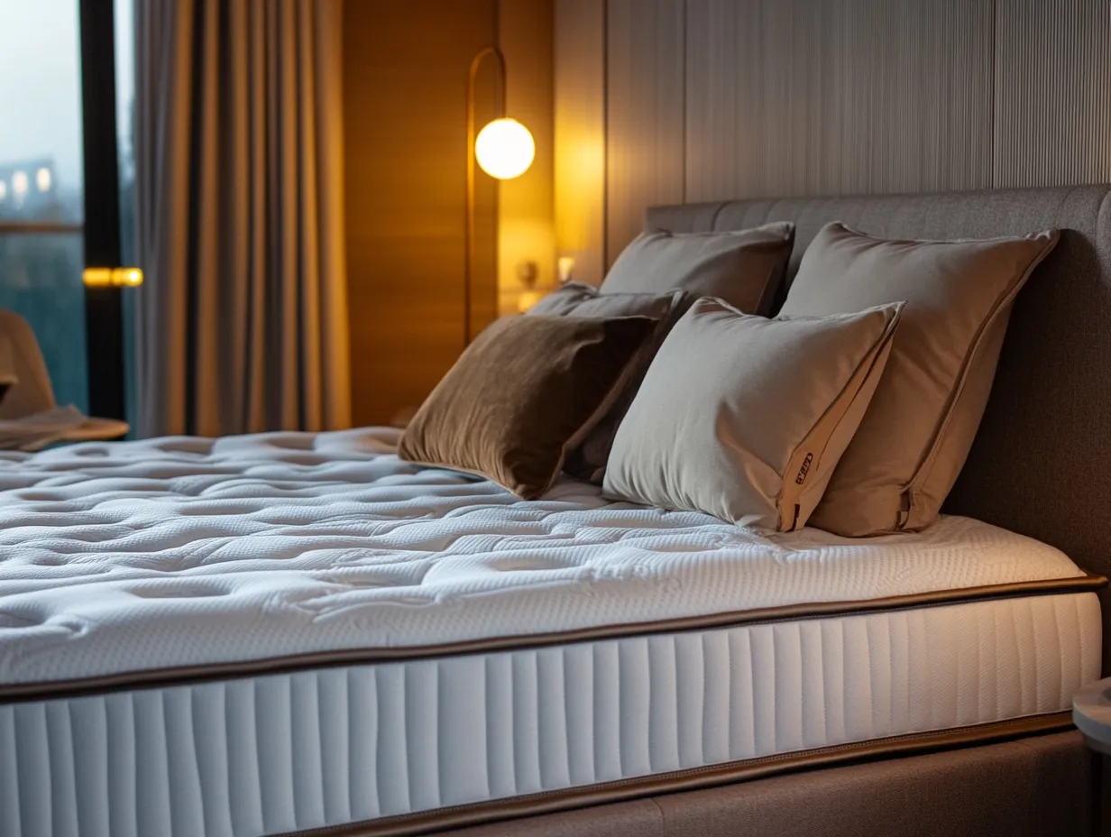 cozy bedroom with new mattress in PA