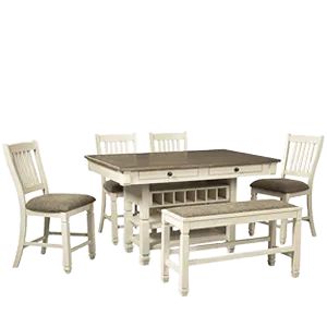 Dining table with chairs