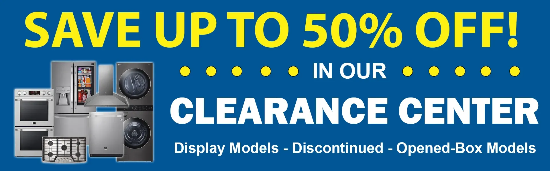 Save up to 50% OFF in clearance