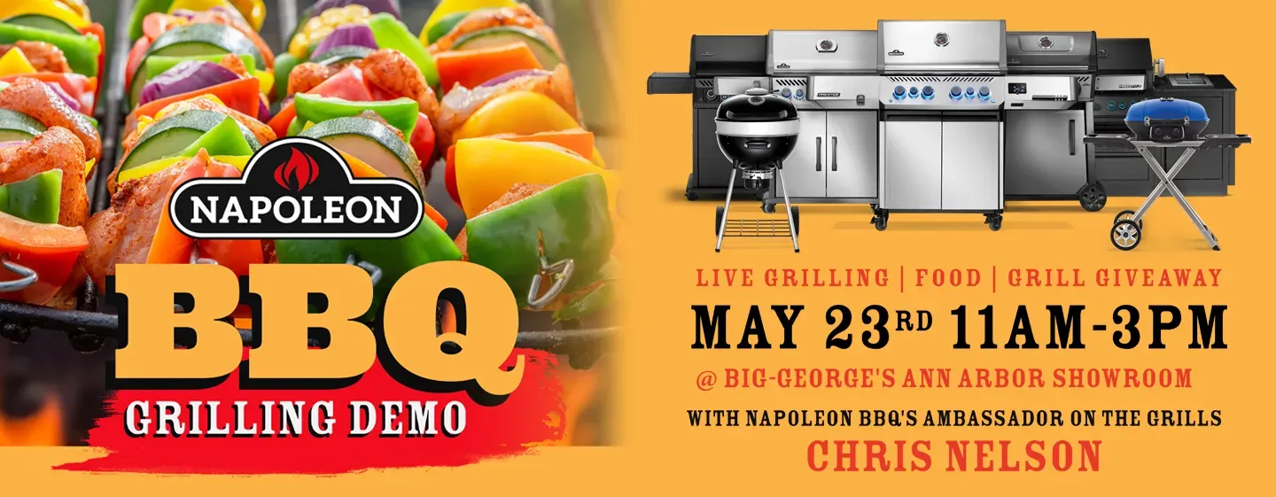 Napoleon Grill Demo: May 23rd 2026 11AM-3PM