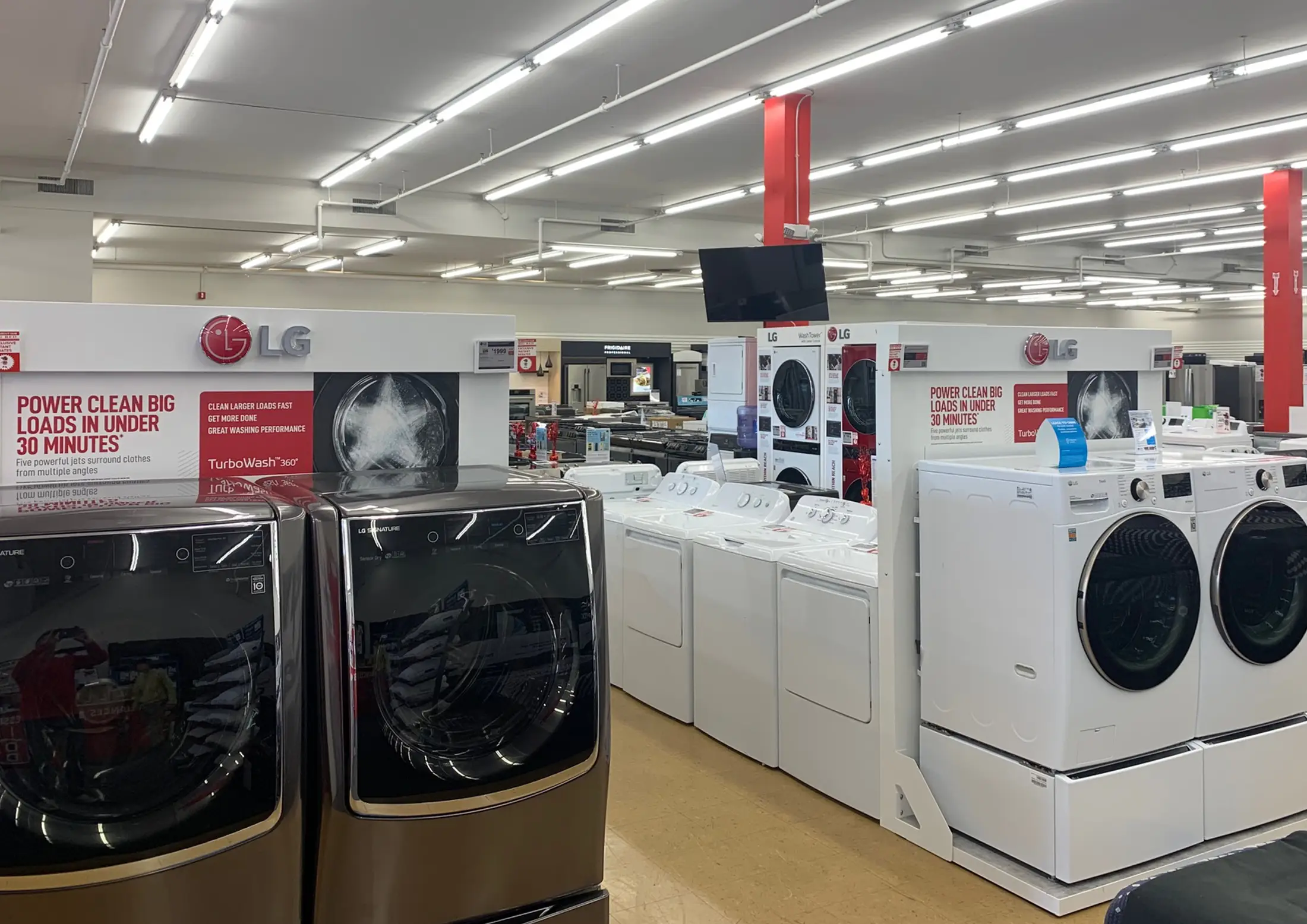 Big Red Appliances store interior