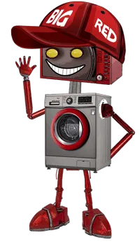 Big Red Appliances mascot