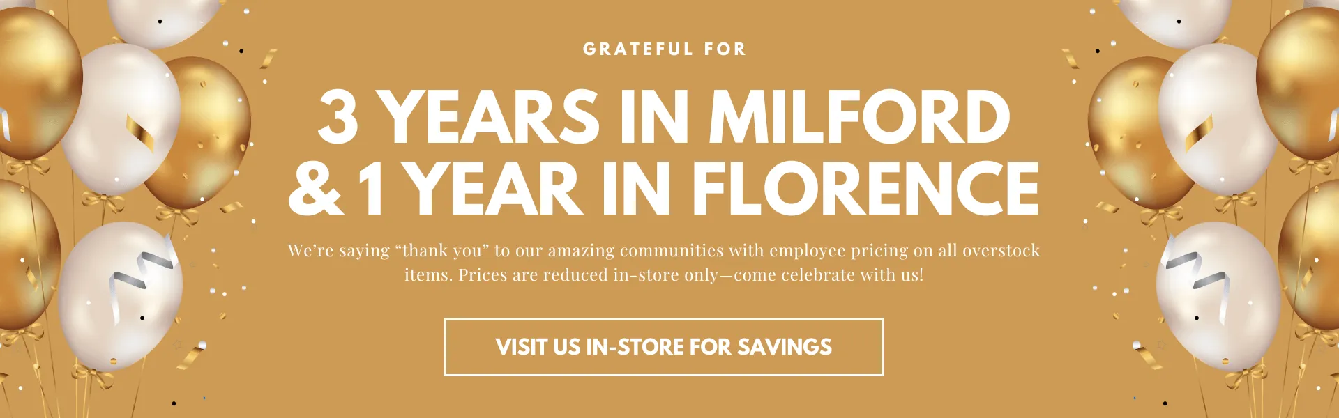 3 Years In Milford and 1 Year in Florence