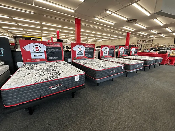 Big Red Appliances store interior with showroom