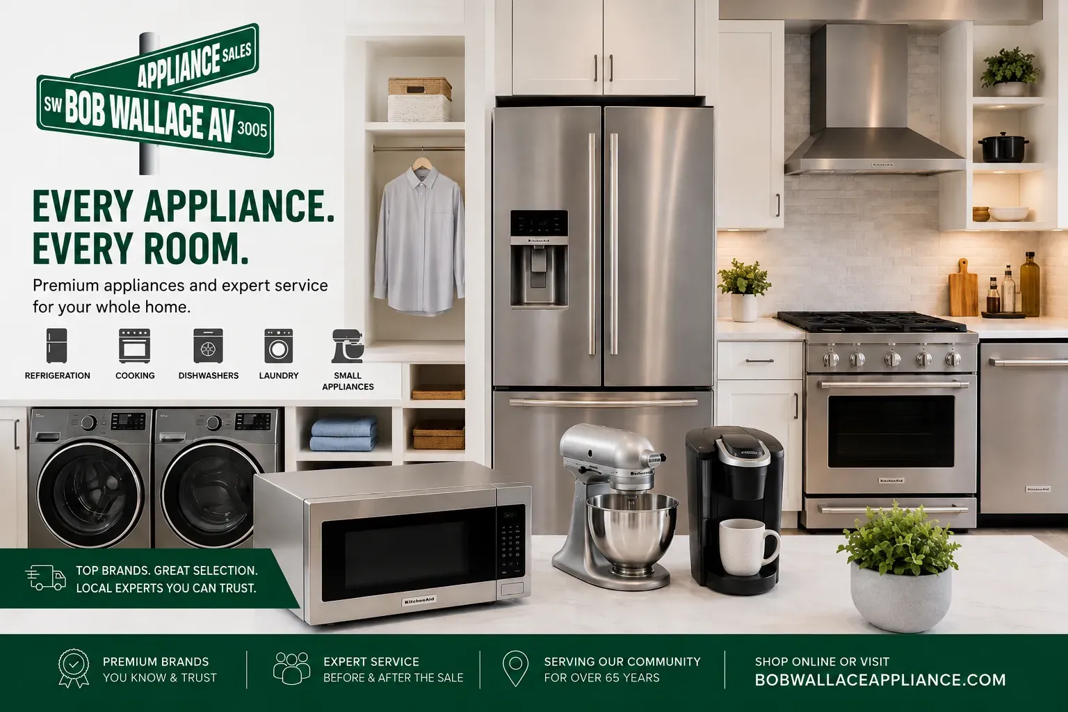 Bob Wallace Appliance logo