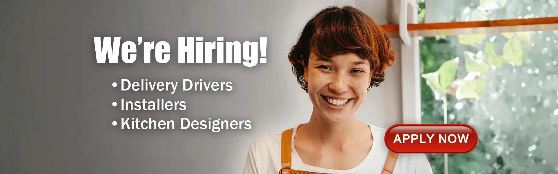 We're Hiring - Apply Now!