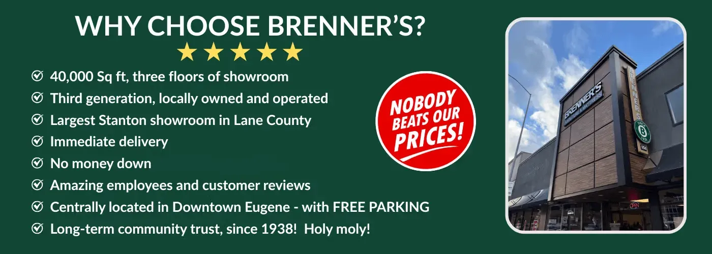 Why choose Brenner's Banner. Go to Reviews page