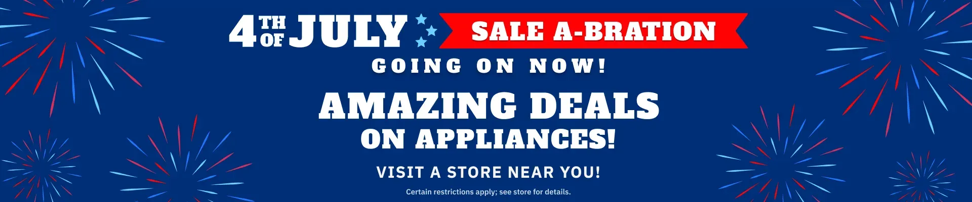 J4 Appliance Sale