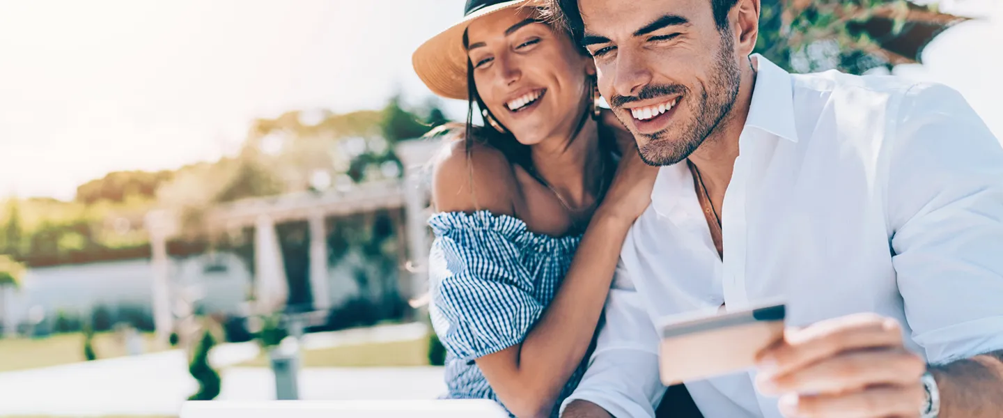 photo of happy couple