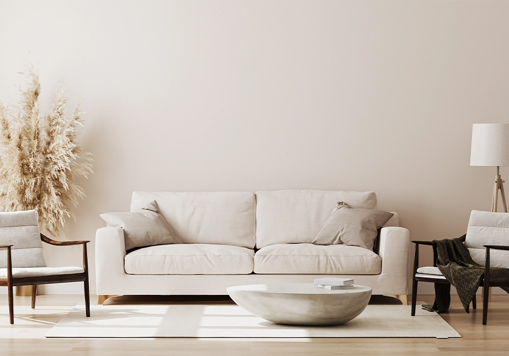 Furniture display inside the Casual Home showroom