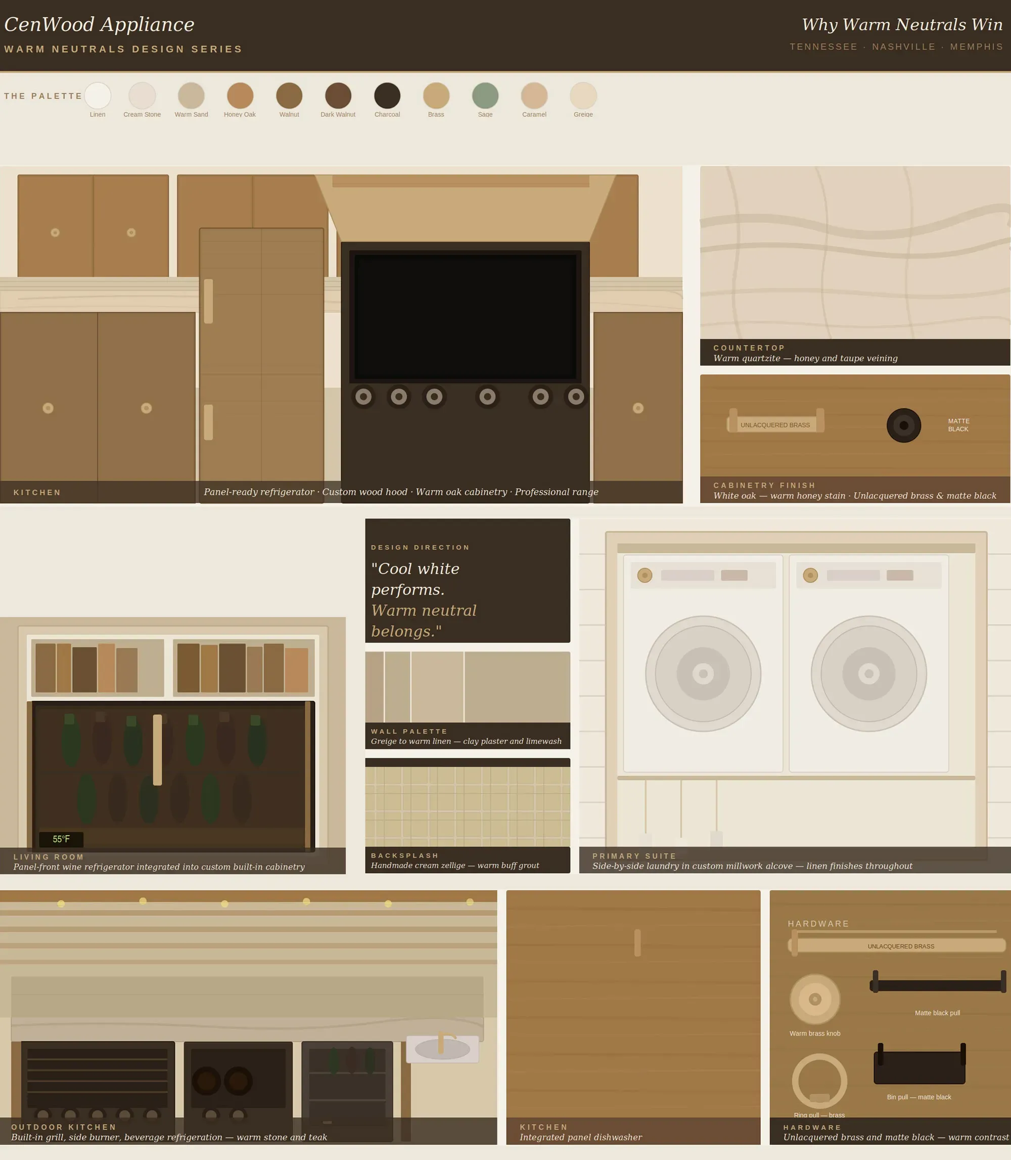 warm neutral mood board