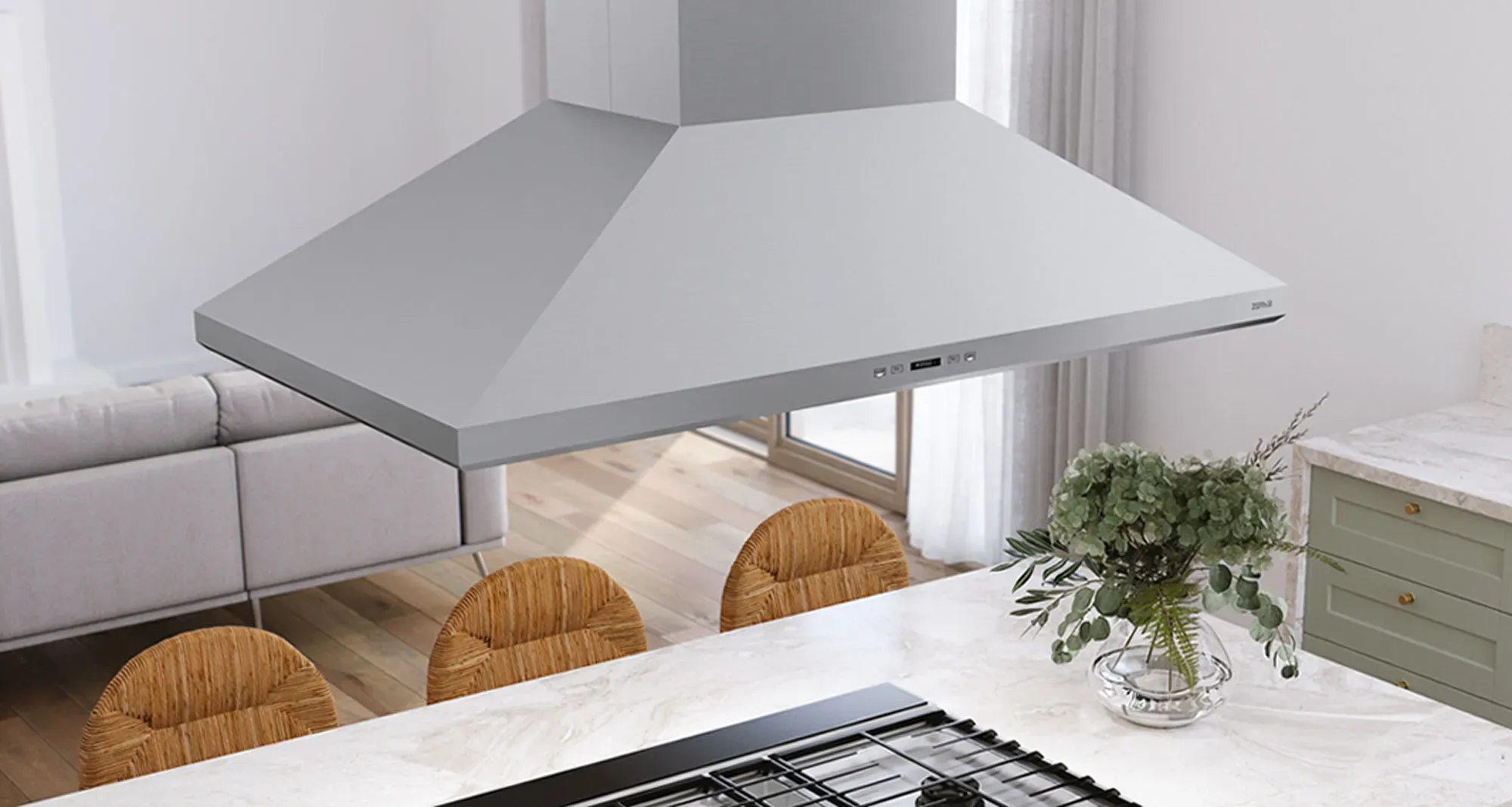 Zephyr range hood photo