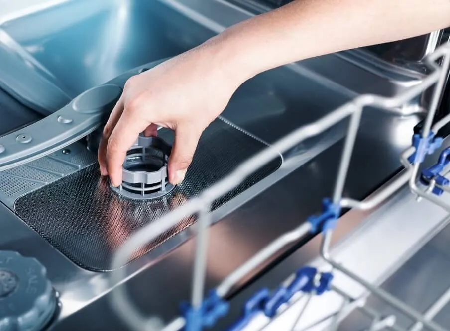 Modern laundry room with appliances