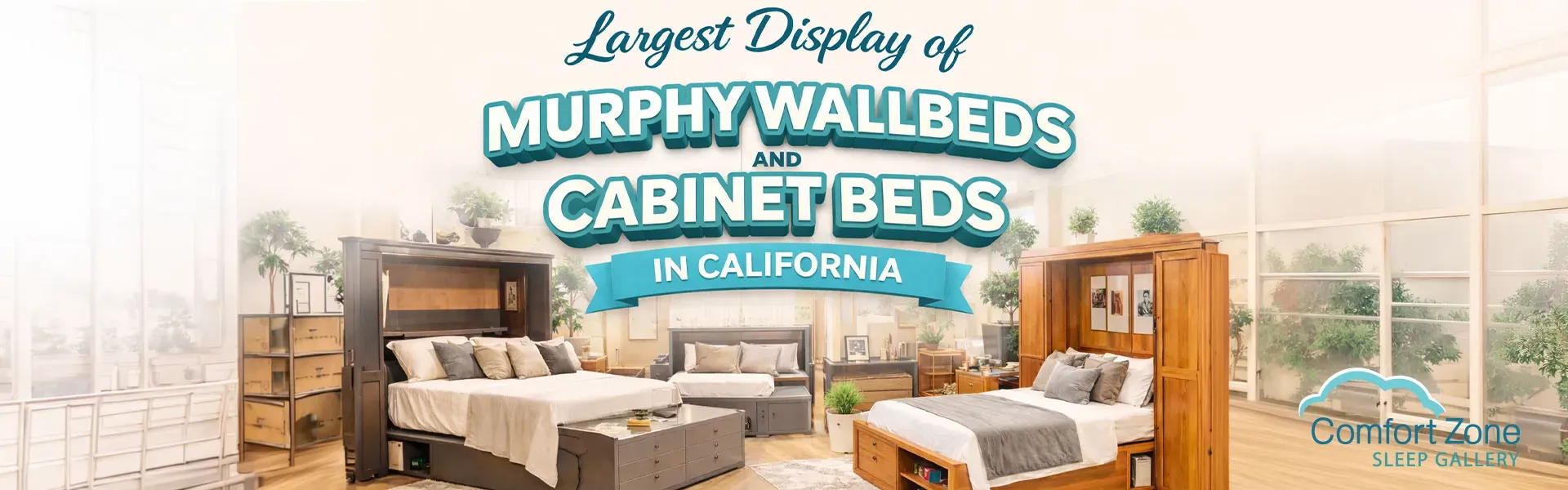 Largest Display of Murphy WallBeds and Cabinet Beds