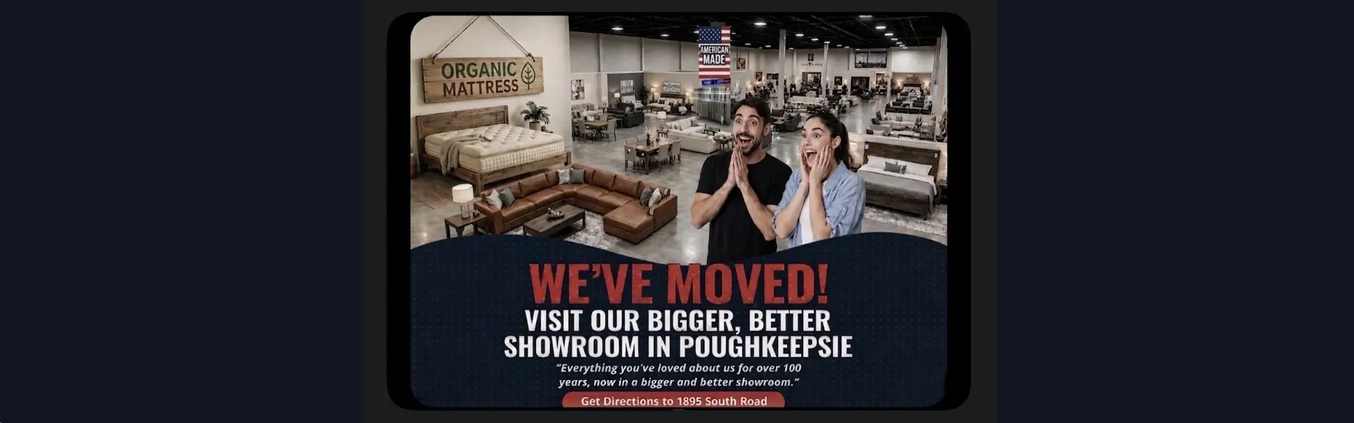 We've moved! Get Directions to 1895 South Road