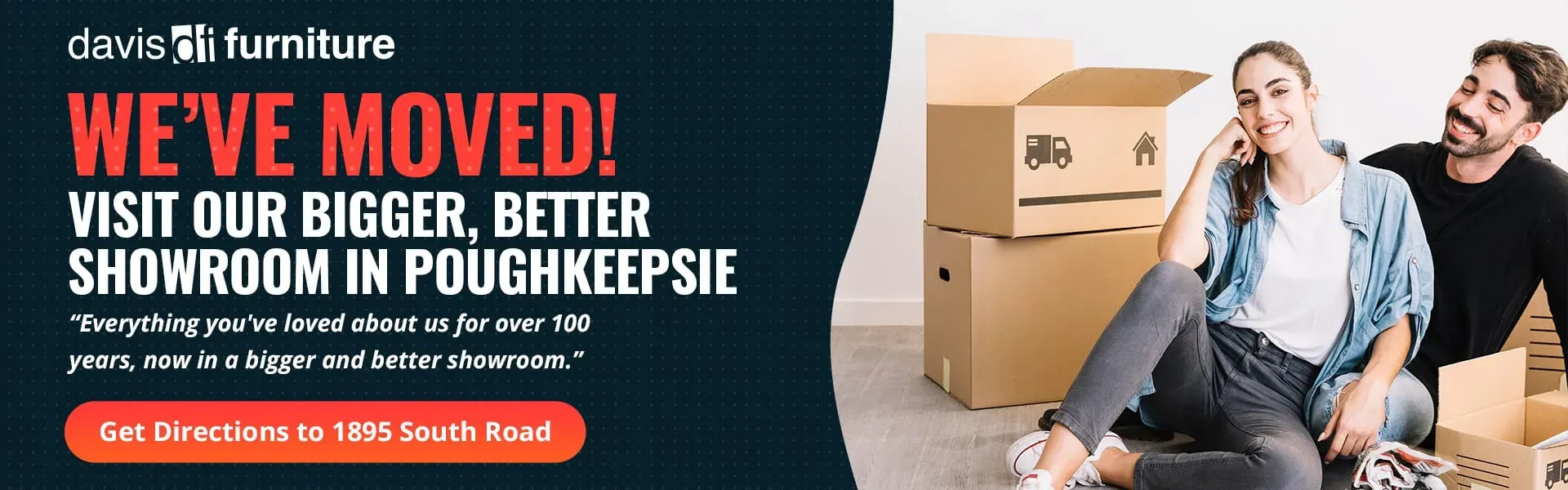 We've moved! Get Directions to 1895 South Road