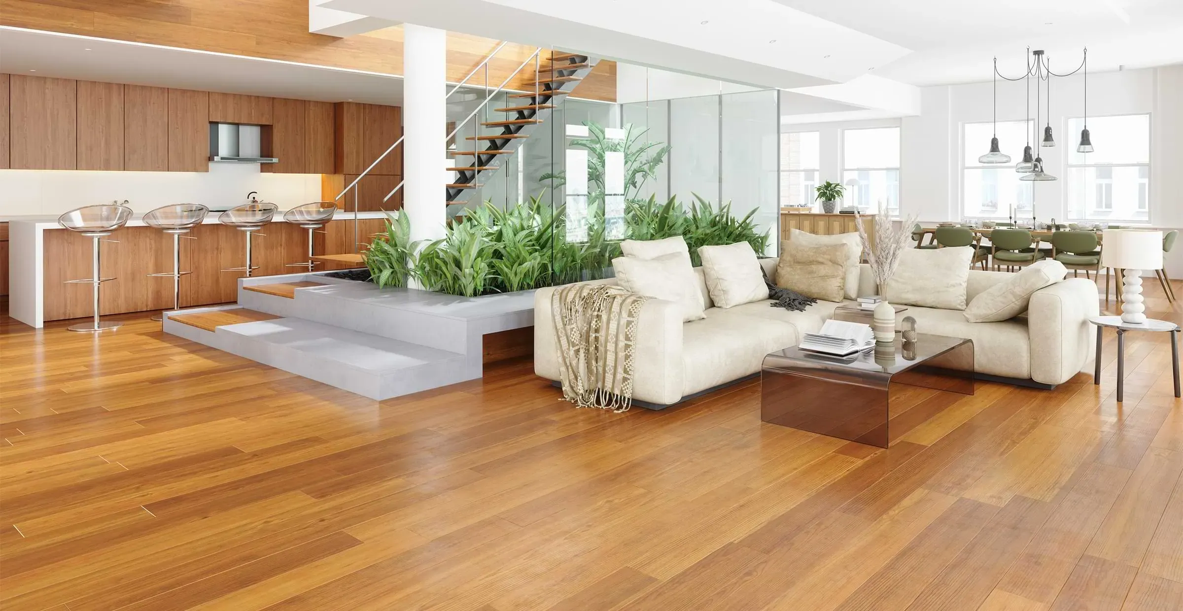 Wood Flooring Living Room