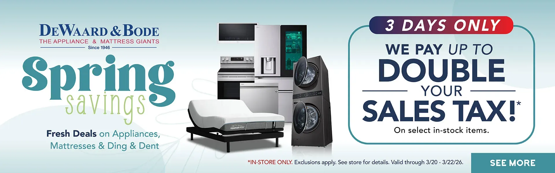 3 Day Sale, No Sales tax