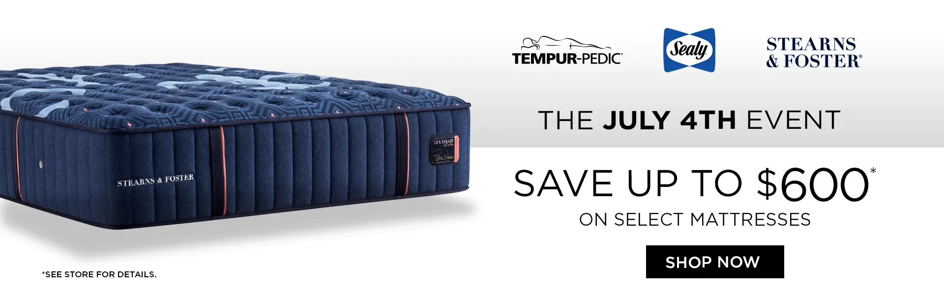 Tempur-Pedic, 4th of July Day Sale
