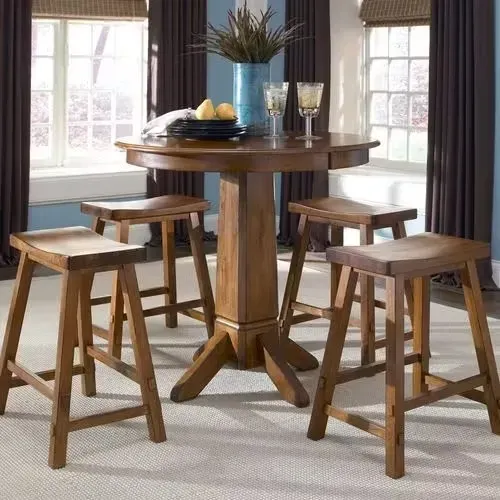 Image of an wood dining set