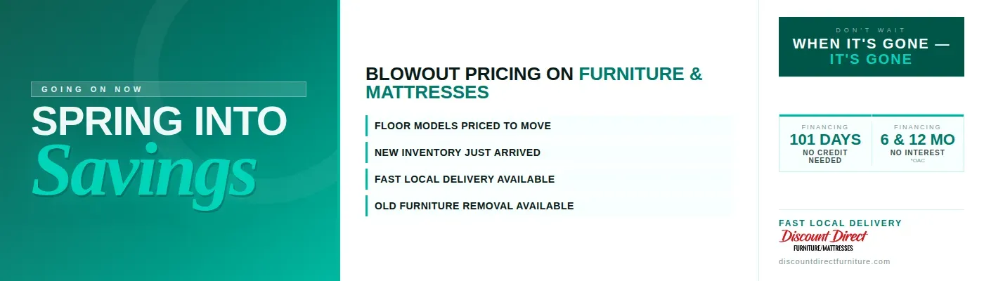 Spring Savings Promo Banner