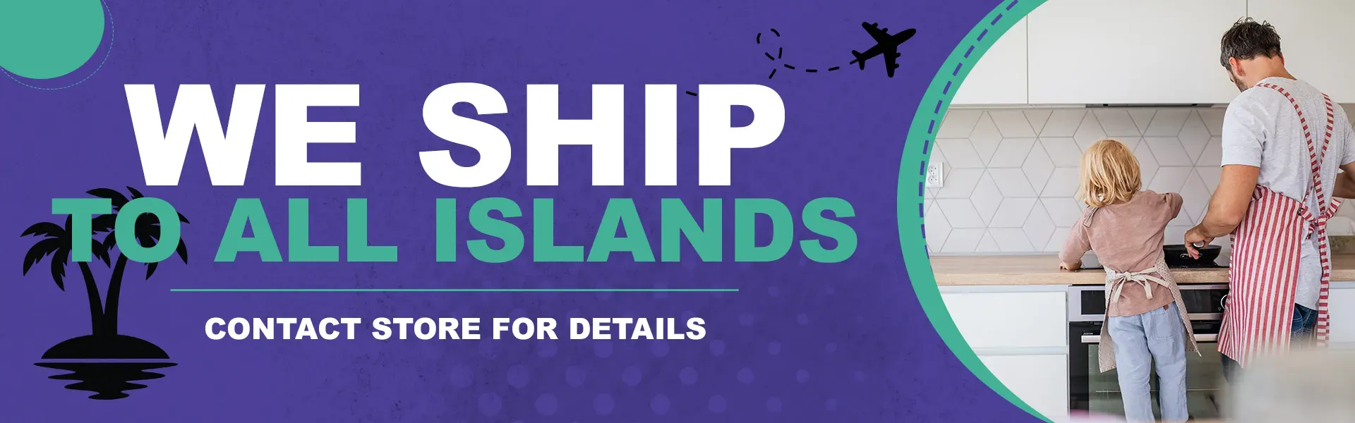 The Discount Store. We ship to all islands!
