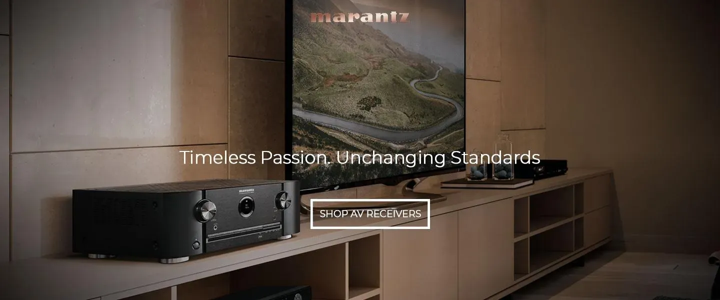 Marantz Banner: Timeless Passion. Unchanging standards. Shop Now