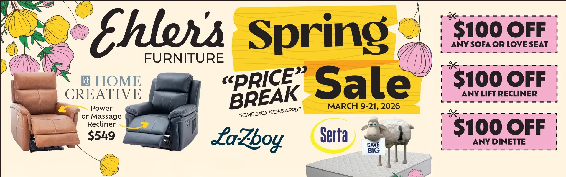 Spring Sale!