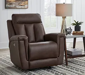 Recliners—leather and fabric reclining chairs at Ford’s Furniture