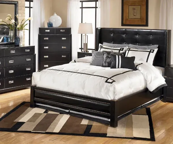 Bedroom furniture display