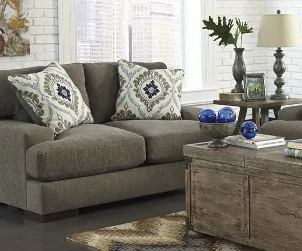 Living room furniture display