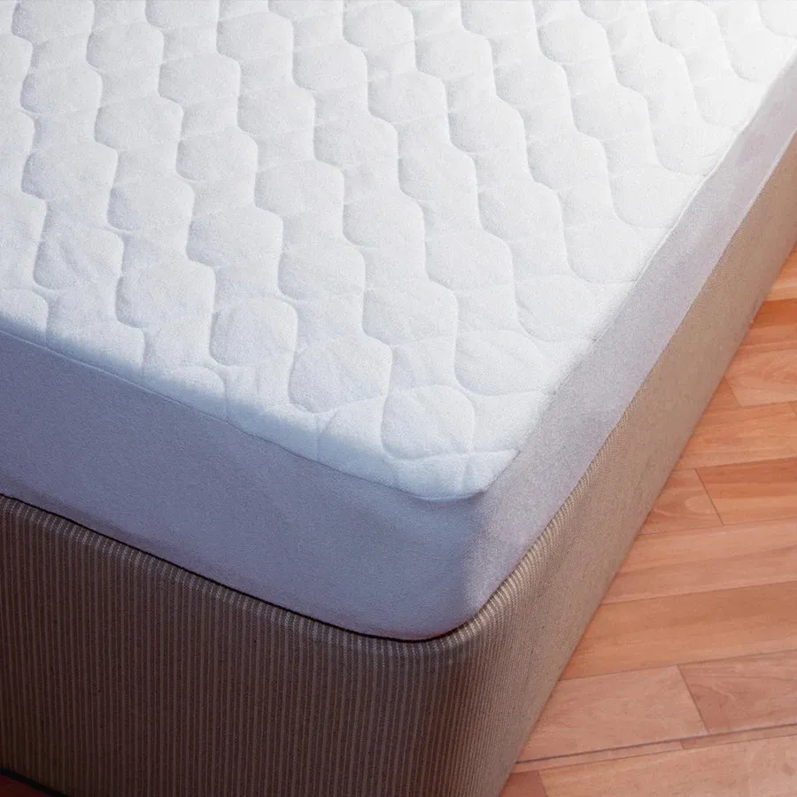 Comfortable mattress in a bedroom setting